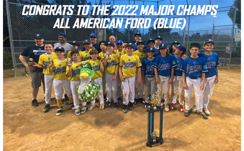 2022 MAJOR LEAGUE CHAMPS