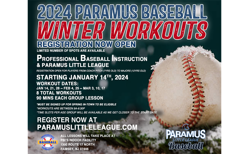 2023 WINTER WORKOUTS - LIMITED SPOTS 